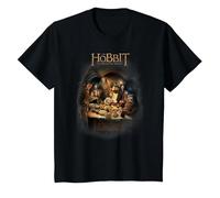 The Hobbit Feast T-Shirt, Enfant, Noir, 3 Ans