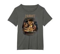 The Hobbit Feast T-Shirt, Femme Grandes Tailles, Asphalte, 5X
