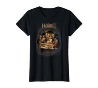 The Hobbit Feast T-Shirt, Femme, Noir, XXL