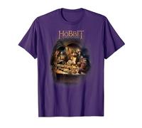 The Hobbit Feast T-Shirt, Homme, Violet, XL