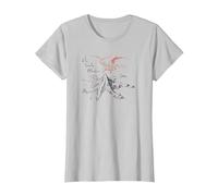 The Hobbit Lonely Mountain T-Shirt, Femme, Argent, XL