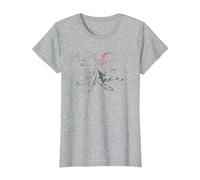 The Hobbit Lonely Mountain T-Shirt, Femme, Gris Chiné, L