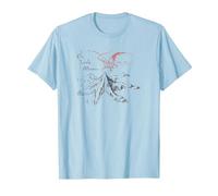 The Hobbit Lonely Mountain T-Shirt, Homme, Bleu Céleste, XL
