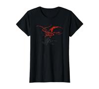 The Hobbit Smaug T-Shirt, Femme, Noir, XL