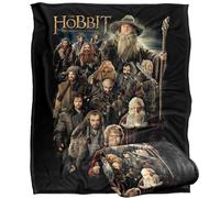 The Hobbit Somber Company Plaid ultra doux au toucher soyeux - 152 x 127 cm
