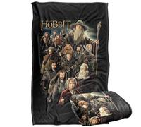 The Hobbit Somber Company Plaid ultra doux au toucher soyeux - 91 x 147 cm