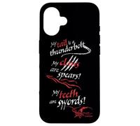 The Hobbit Tail Claws Teeth Coque pour iPhone 16