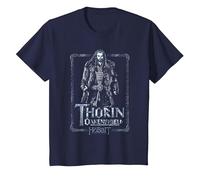 The Hobbit Thorin Stare T-Shirt, Enfant, Bleu Marine, 2 Ans