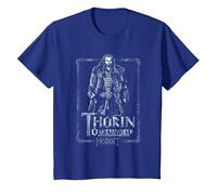 The Hobbit Thorin Stare T-Shirt, Enfant, Bleu Royal, 12 Ans