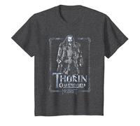 The Hobbit Thorin Stare T-Shirt, Enfant, Chiné Foncé, 4 Ans