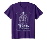 The Hobbit Thorin Stare T-Shirt, Enfant, Violet, 2 Ans