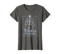 The Hobbit Thorin Stare T-Shirt, Femme, Asphalte, XL