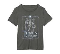 The Hobbit Thorin Stare T-Shirt, Femme Grandes Tailles, Asphalte, 5X