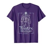 The Hobbit Thorin Stare T-Shirt, Homme, Violet, XL