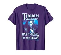 The Hobbit Thorin's Key T-Shirt, Homme, Violet, XL