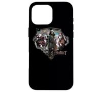 The Hobbit Three Dwarves Black Coque pour iPhone 16 Pro Max