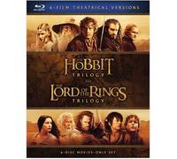 The Hobbit Trilogy / The Lord Of The Rings Trilogy: 6-Film Theatrical Versions [Blu-Ray] Boxed Set