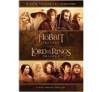 The Hobbit Trilogy / The Lord Of The Rings Trilogy: 6-Film Theatrical Versions [Digital Video Disc] Boxed Set, Eco Amaray Case