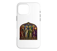 The Holy Archanges Serviteurs of The Lord Icône Art Faith Coque pour iPhone 16 Pro Max