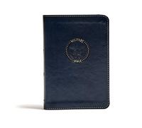 The Holy Bible: Christian Standard Bible, Navy Blue Leathertouch, Military Bible