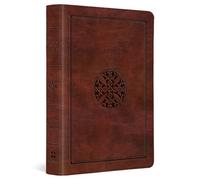 The Holy Bible: English Standard Version Compact, Trutone Brown, Mosaic Cross
