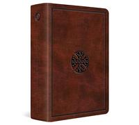 The Holy Bible: English Standard Version, Journaling Bible, Trutone, Mahogany, Mosaic Cross Design
