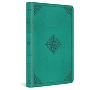 The Holy Bible: English Standard Version, Value Thinline Bible, Trutone, Teal, Ornament Design
