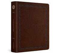 The Holy Bible ESV English Standard Version Journaling Bible: ESV Journaling Bible Mocha,Bonded Leather,Threshold Design