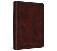 The Holy Bible: ESV Value Compact Bible, Trutone Mahogany, Border Design