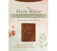 The Holy Bible: The Barbour Simplified KJV Bible Promise Book Edition, Chestnut Floral: a Carefully Updated Edition of the Time-tested King James Version Plus Powerful Devotional & Study Features