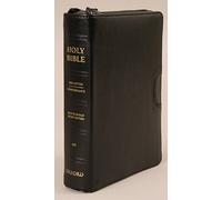 La Sainte Bible: Scofield Study Bible – Version King James – Cuir noir – Fermeture Duradera
