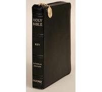 The Holy BibleThe Revised Standard Version Catholic Bible: Revised Standard Version, Catholic Edition Black, Zipper Duradera
