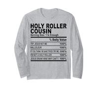 The Holy Roller Cousin Fun Cousins Hommes Femmes Réunion de Famille Manche Longue