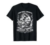 The Holy Trinity Air Fuel Spark Mechanic Funny Car Mechanic T-Shirt