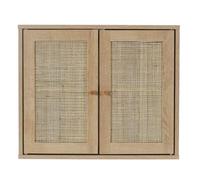 The Home Deco Factory - Armoire murale 2 portes Bali en cannage - Marron - Bali Marron