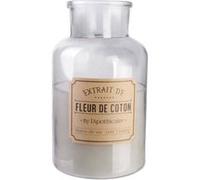 The Home Deco Factory - Bougie parfumée Apothicaire 14.5 x 25.7 cm Fleur de coton