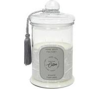 The Home Deco Factory - Bougie parfumée Bonbonnière 15,8 cm gris - senteur coton Gris G