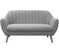 Canape 2 Places Sofia Tissu Gris
