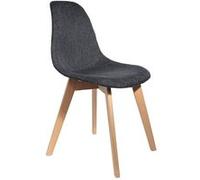 The Home Deco Factory - Chaise scandi en grosse maille Flora - Noir - Flora Noir