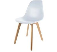 The Home Deco Factory - Chaise scandinave Coque - H. 83 cm - Blanc Blanc G