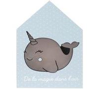 The Home Deco Factory - Décoration lumineuse pour enfant Baleine - Bleu - Baby Bleu