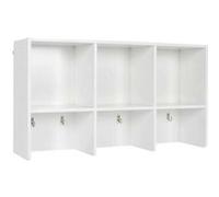 The Home Deco Factory - Etagère de cuisine murale en bois blanc Blanc G