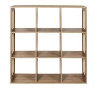 - Etagère de rangement 9 cases Bali en cannage - Marron - Bali