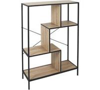 The Home Deco Factory - Etagère en bois et métal Edison 80 x 30 x 113 cm Noir G