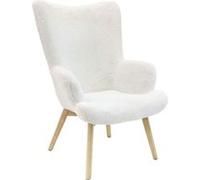HOME DECO FACTORY - Hd6515 - Fauteuil Helsinki Imitation Fourrure Mobilier Assise Canape Fauteuil Confort Accoudoir Siege Salon Salle À Manger