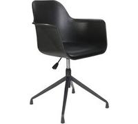 The Home Deco Factory - Fauteuil de bureau réglable et pivotant Chicago - Noir - Chigago Noir G