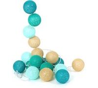 The Home Deco Factory - Guirlande lumineuse boules colorées 20 LED 3,45 m Bleu multicolor G
