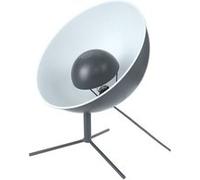 The Home Deco Factory - Lampe trépied à poser en métal - H.45 cm - Gris - Cinéma Gris G