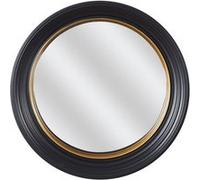- Miroir convexe Diam. 40,5 cm - Noir et Doré - Lounge Edition