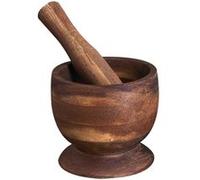 The Home Deco Factory - Mortier et pilon en acacia 12 cm marron G